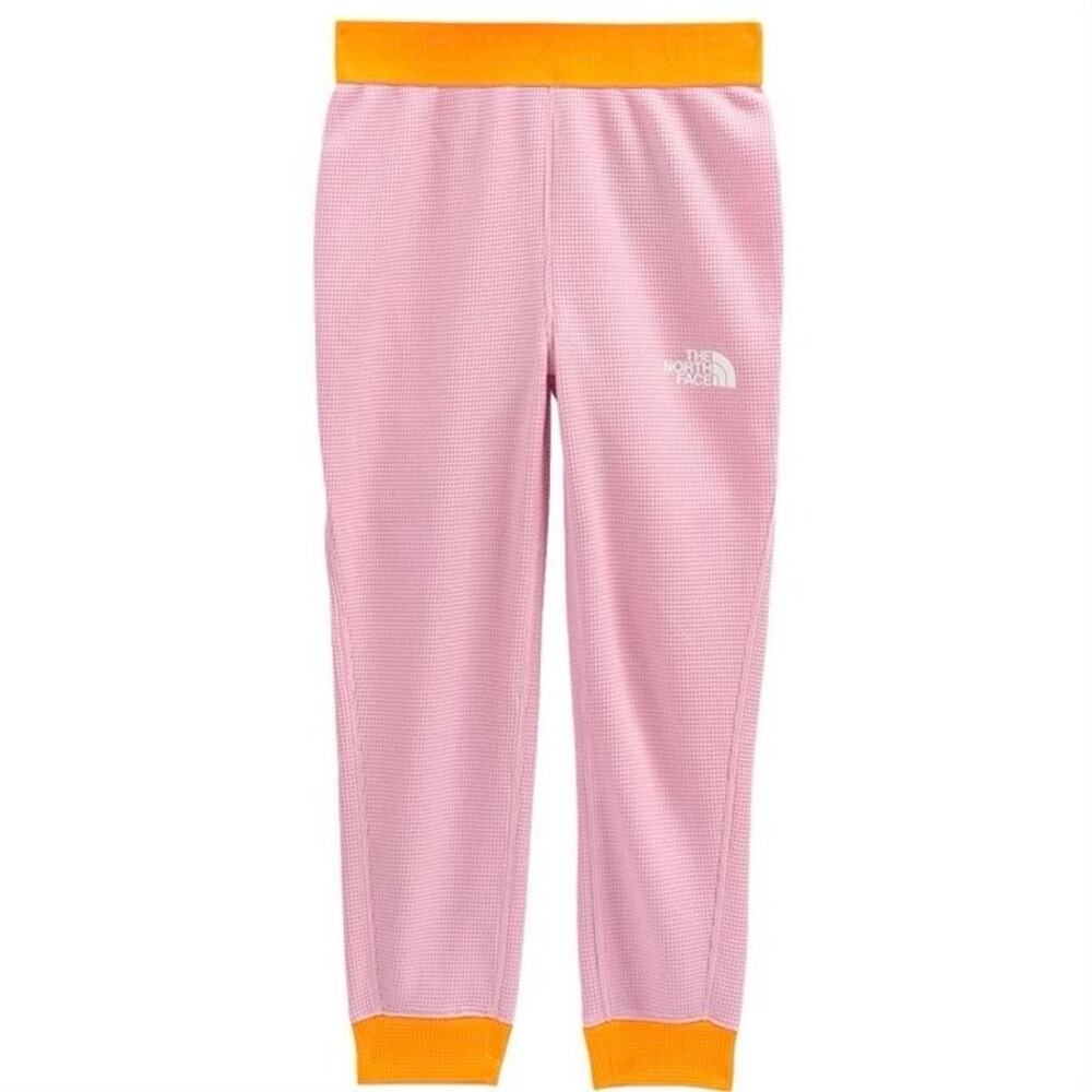 TNF The North Face Girls Toddler Light Pink Waffle Baselayer Legging Size 4T